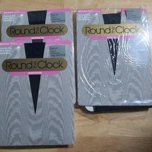 NWT DS Vintage Round the Clock Control Top Ultra Sheer Sandaltoe Pantyhose (3)